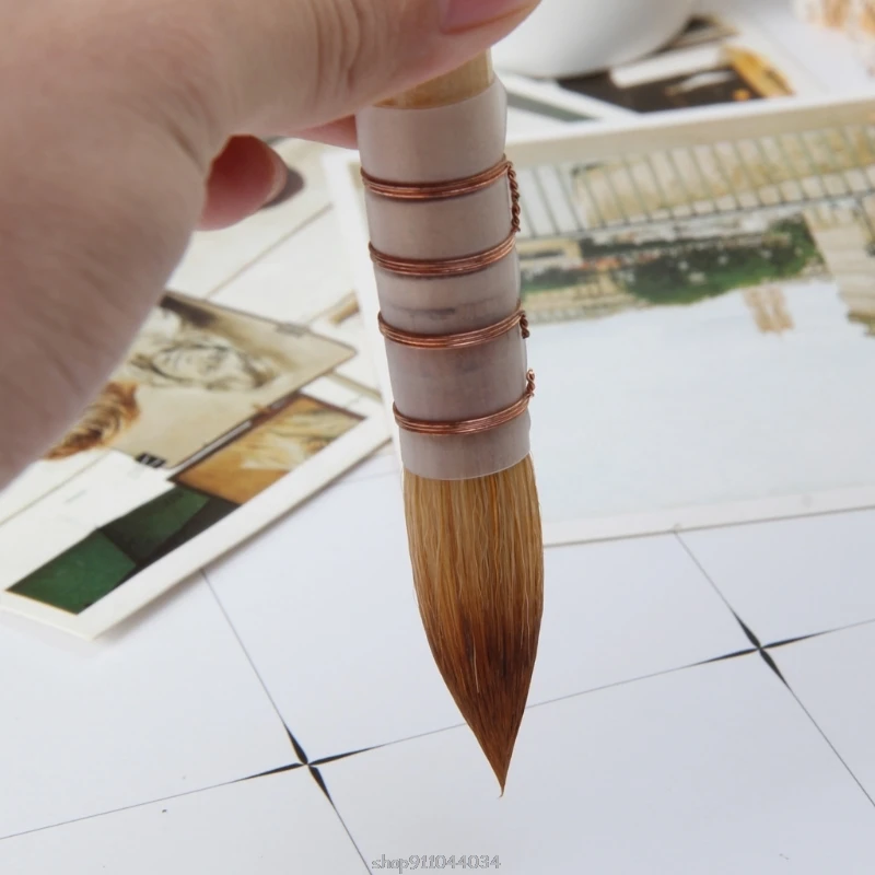 

Handmade Nylon Hair Artist Watercolor Paint Brush For Watercolor Art Supplies Mar10 21 Dropship