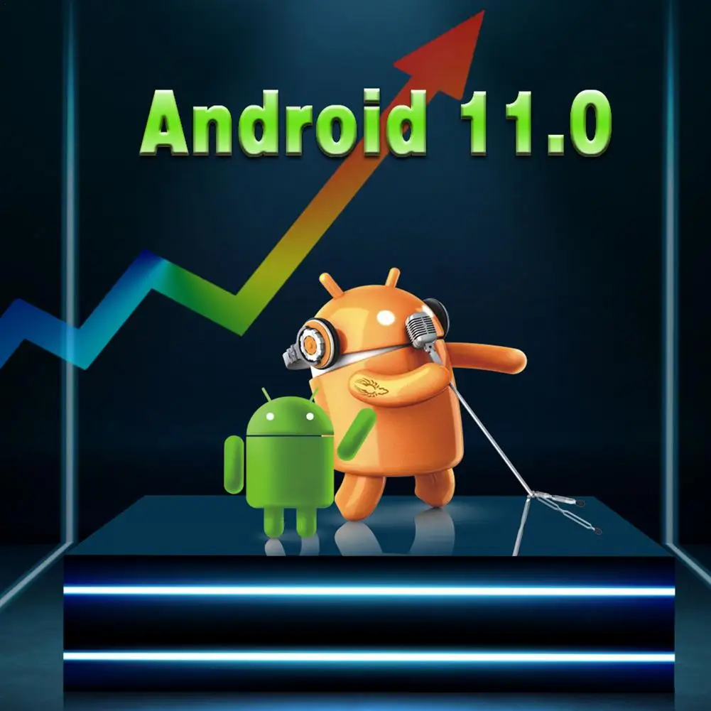 Приставка Смарт ТВ Android 11 4K HD 2 4/5 ГГц Wi Fi HDR USB 3 0 ОЗУ Гб ПЗУ 16 Гб|ТВ-приставки и