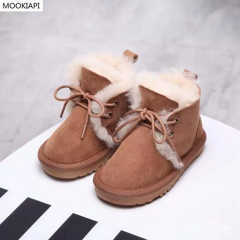 В 2019 году Австралийская детская обувь наивысшего качества с завязками настоящая