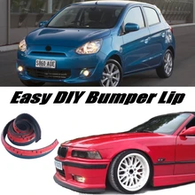 Дефлектор губ для бампера Mitsubishi Mirage Attrage Space Star Dodge юбка переднего