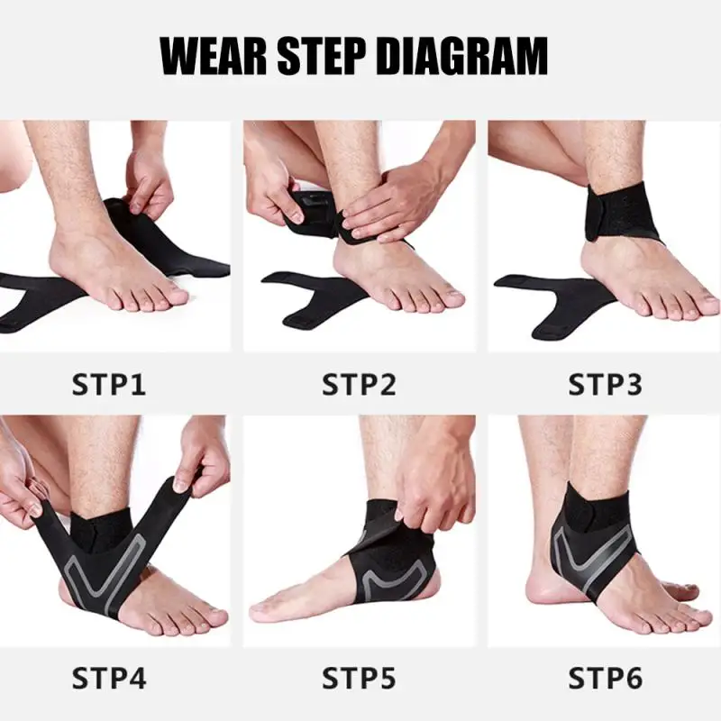 

1PC Sport Ankle Outdoor Sports Pressure Anti-spore Injury Ankle Elastic High Protect Sports Ankle Equipment Basketball Gear