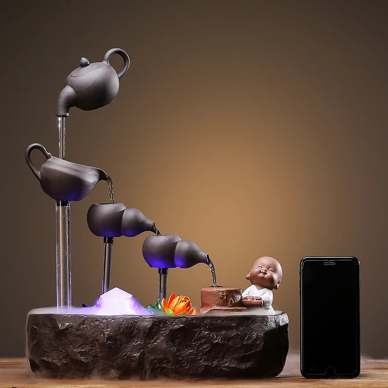 220V из мультфильма Холодное сердце в китайском стиле Lucky Feng Shui фонтаны домашнего