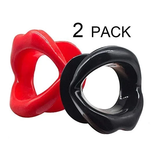 Новинка три цвета сексуальные губы резиновый чехол фиксированный открытый