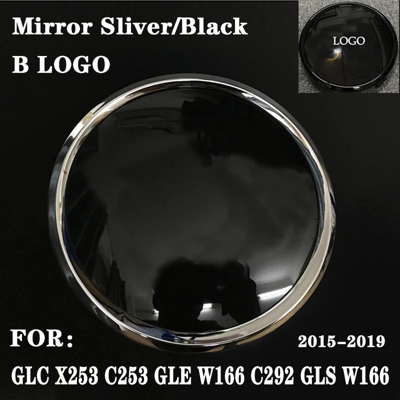 Emblem Insignia For GLE W166 C292 GLC X253 C253 GLS X166 Class Front Grille Trunk Hood Hub Valve Cap Cover Badge Black Silvery B