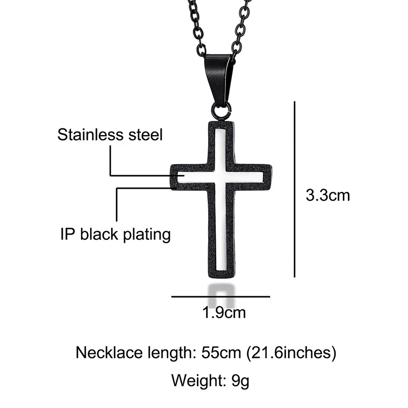 Новое женское золотое ожерелье из нержавеющей стали в виде распятия Молитвенное