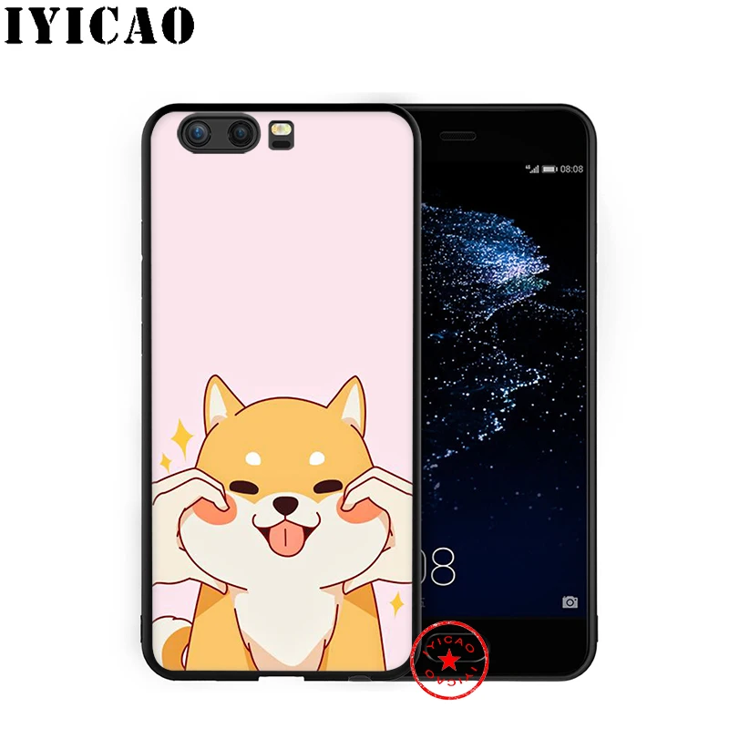 IYICAO мультфильм милый корги собака мягкий чехол для huawei P30 P20 P10 P9 P8 2017 2016 2015 P Smart Z Plus