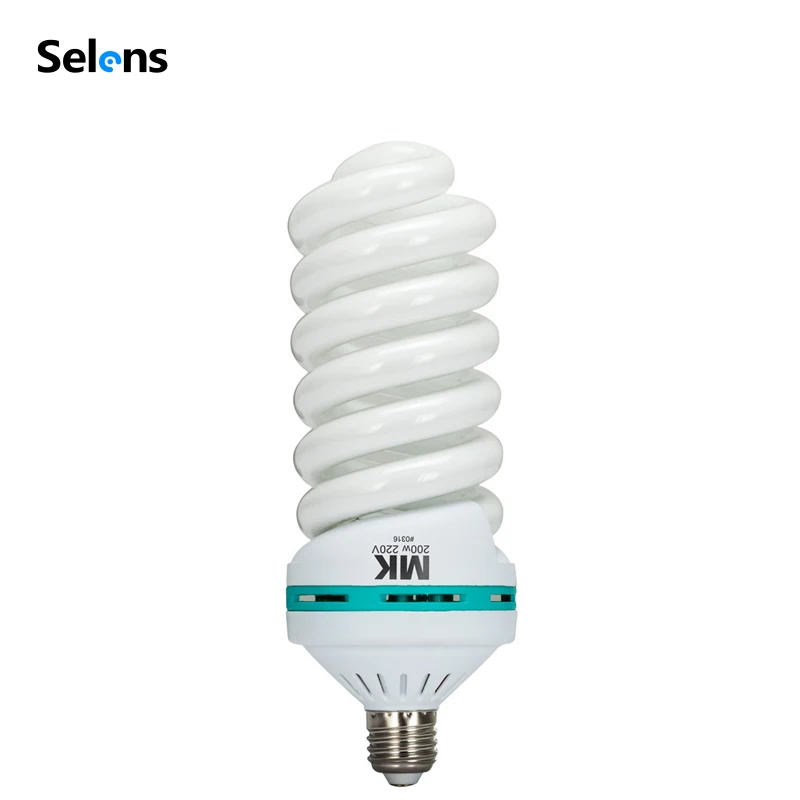 Blub para o Equipamento de Iluminação Fotográfico do Estúdio Softbox 92% Cri 200w 5500k E27 220v Cfl