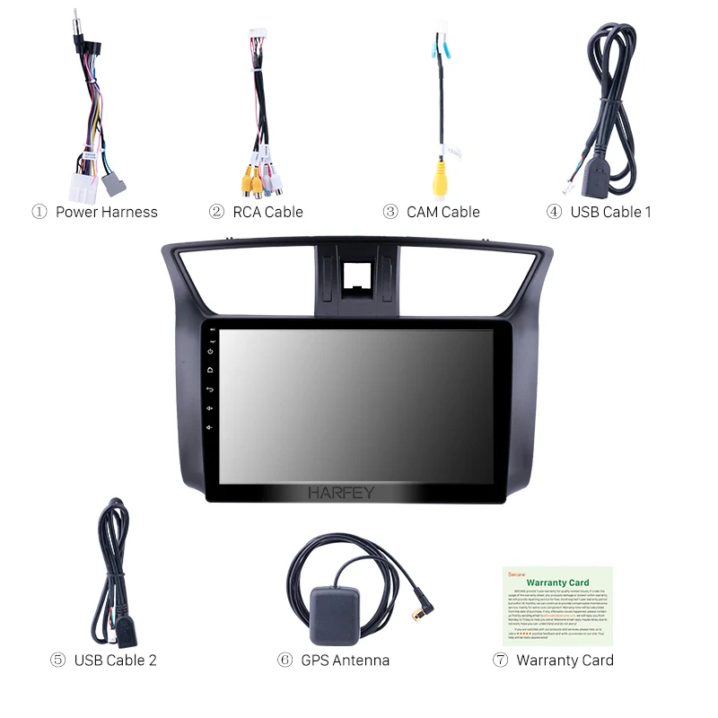 Harfey Music DVR SWC Android 10 0 GPS навигация головное устройство 1080P видео для 2014 2018 BENZ VITO 1