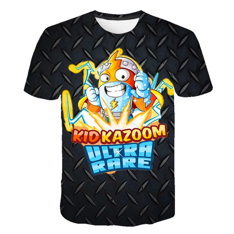 

3D Print Super Zings Series 6 T Shirt for Girls Boys Summer Kids Cartoon Anime T-shirt Children Short Sleeves Superzings Tshirt