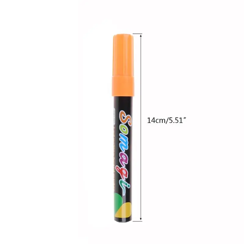 

8 Colors Highlighter Fluorescent Liquid Chalk Marker Neon Pen For LED Writing Board Blackboard Glass Painting Graffiti Office Su