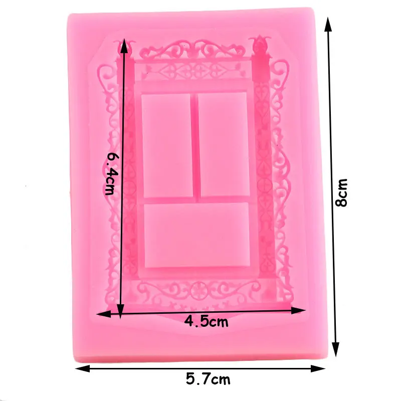 Sugarcraft Window Silicone Mold DIY Frame Cake Border Fondant Decorating Tools Candy Clay Chocolate Gumpaste Molds | Дом и сад