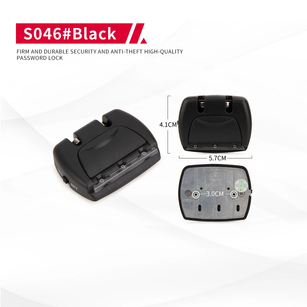 DILONG S046 Password locks case bag accessories trolley case travel luggage universal parts replacement buckle safety lock