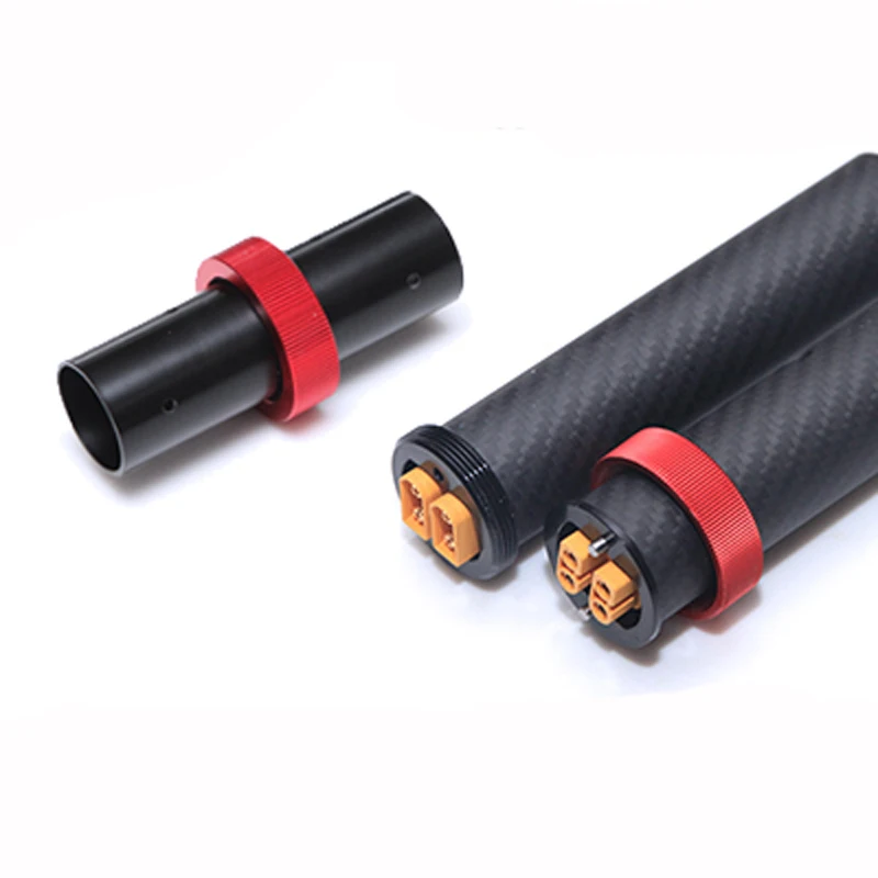 Углеродная трубка 25 мм 30 быстросъемный фитинг/складной рычаг + монтажный зажим