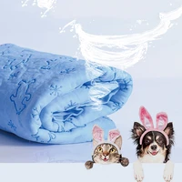 pet bath towel dog cat imitation deerskin towels soft strong absorbent kitchen cleaning cloth bear embossed towel wiping rag