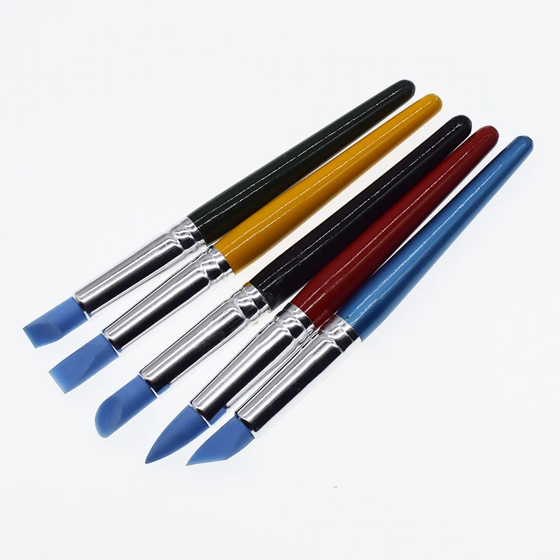 Мягкая резиновая корректирующая ручка инструменты для полимерной глины хобби