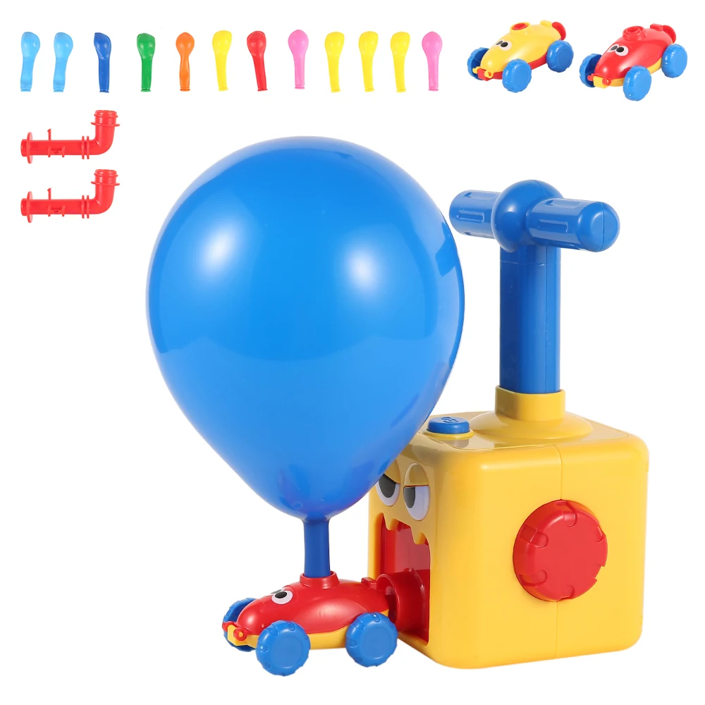 

Воздушный шар автомобиль игрушка инерционная Мощность шар пусковая игрушка для научного эксперимента для запуска зондов башня Детская обр...