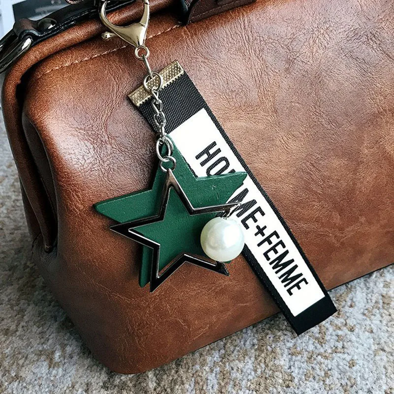 Женская сумка женская через плечо с подвеской в виде звезды кисточками и