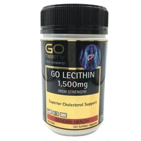 free shipping lecithin 1500 mg high strength 120 capsules superior cholesterol support