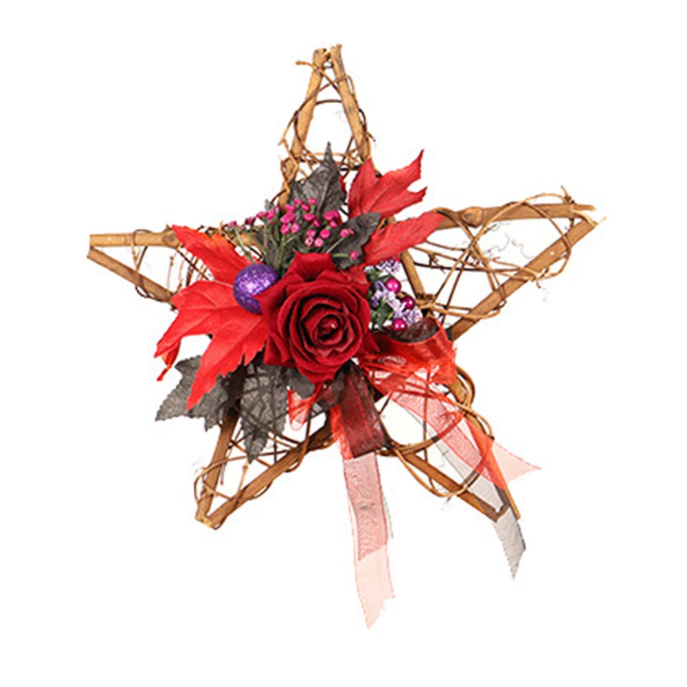 Домашние вечерние энергосберегающие праздничные светодиодные венок настенный