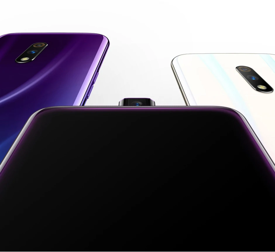 Мобильный телефон Realme X 4G/6G 64/128G 6,5" экран Android 9 Восьмиядерный 16MP+ 48MP+ 5MP камера отпечаток пальца 3765mAh мобильный телефон