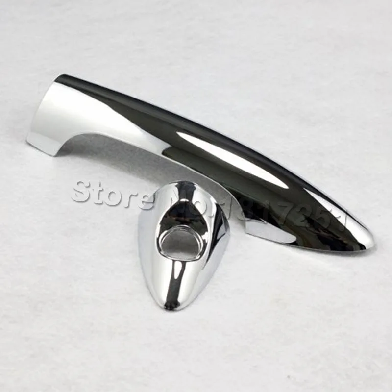 ABS Хромированная дверная ручка крышка авто планки для hyundai solaris accent verna 2010-2014 8 шт