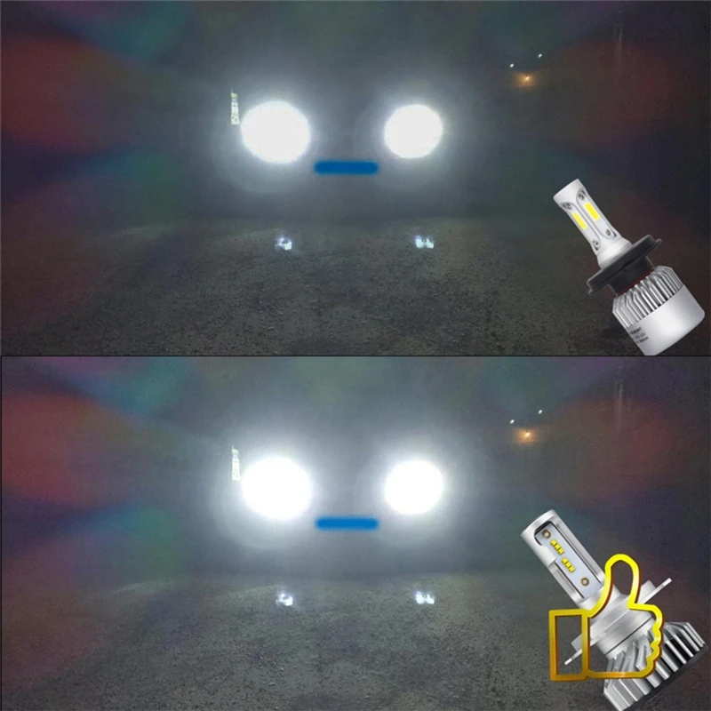 

12V H4 H7 LED 4300K 5000K 6000K 8000K H1 H3 H7 H8 H9 H11 9005 9006 Mini Car Headlight 60W 12000LM Auto Fog Light