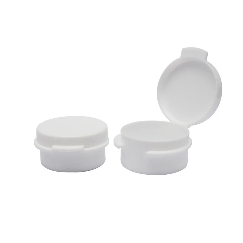 

100PCS 5g Small Clear/White Plastic Box Mini Sample Cream jar Containers 5ML Empty Boxes Hot sale