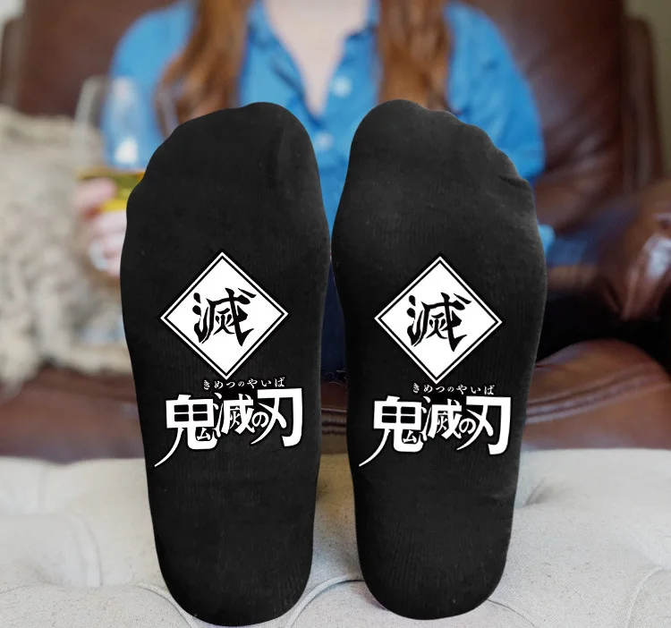 Аниме Демон убийца: Kimetsu без Yaiba нескользящих носочков унисекс для ролевых игр