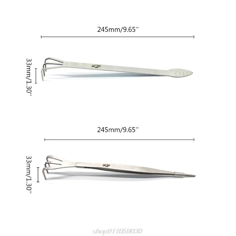 

Garden Tool Stainless Steel Gardening Rake Multifunctional Bonsai Root Loosen Soil Spatula J08 21 Dropship