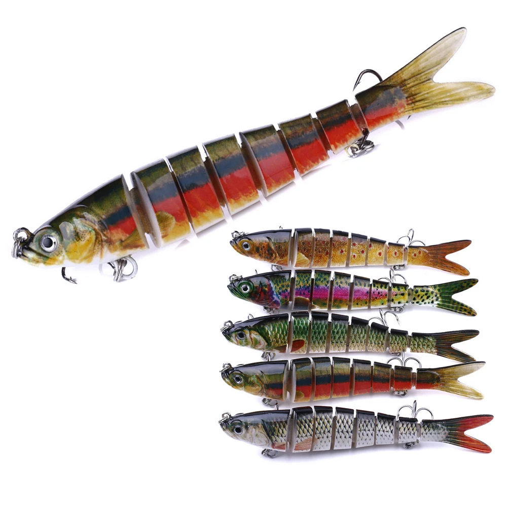 

Опускается на дно рыболовные приманки, наживки 13,7 см 27g мульти шарнирная Swimbait 8 сегмент искусственные жесткие приманки для рыбалка на щуку к...