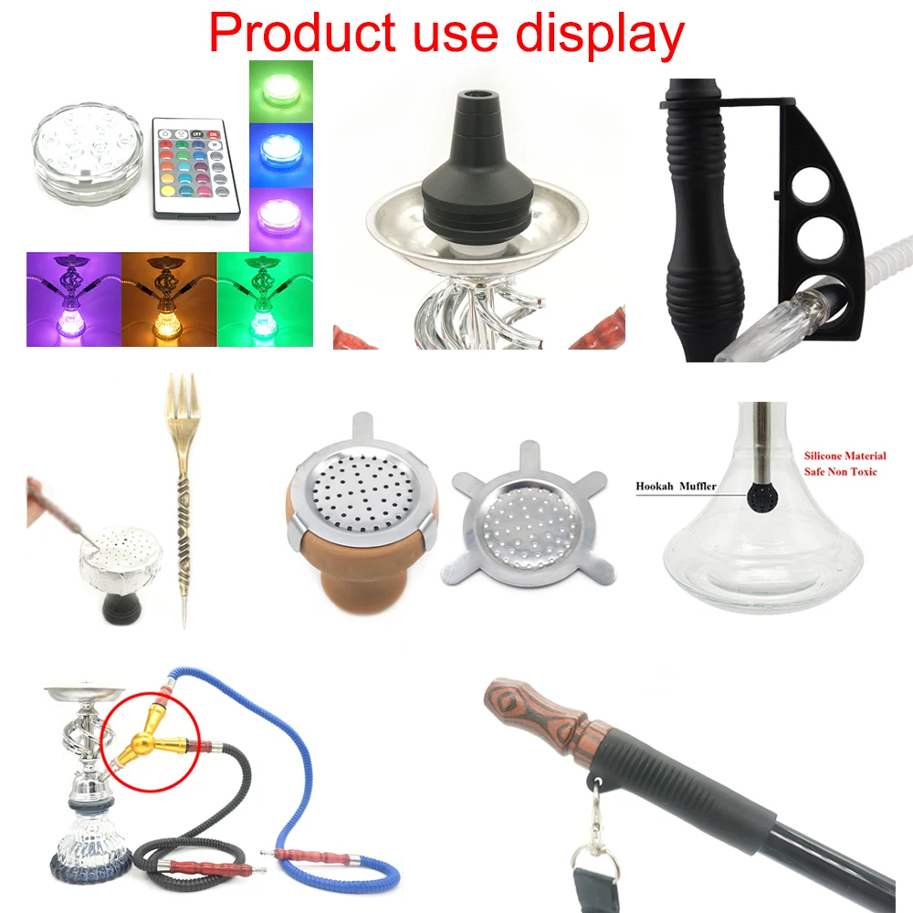 1 комплект набор для кальяна светодиодный светильник кой масляный Ловец вилка