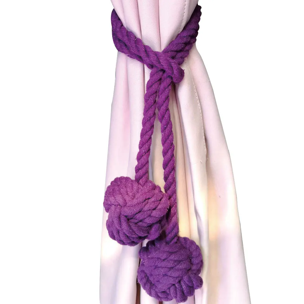 Занавеска из хлопчатобумажной веревки с бретельками и бахромой украшение для