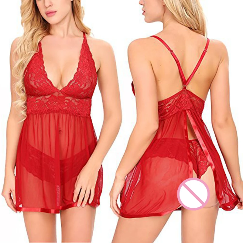 HKMN сексуальное кружевное женское белье эротическое нижнее платье Babydoll размера