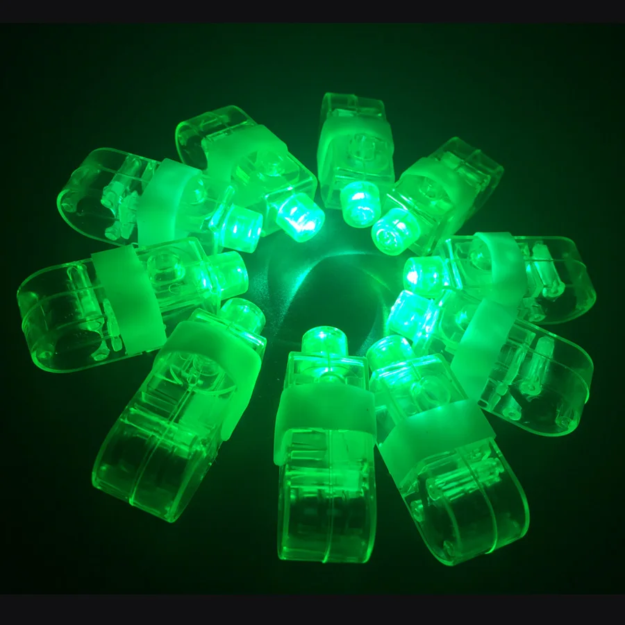 Luces LED de colores brillantes para los dedos, l&aacute;mparas de emisi&oacute;n de l&aacute;ser para celebraci&oacute;n de boda, Festival, decoraci&oacute;n de fiesta de cumplea&ntilde;os para ni&ntilde;os, 50 unids/lote-3
