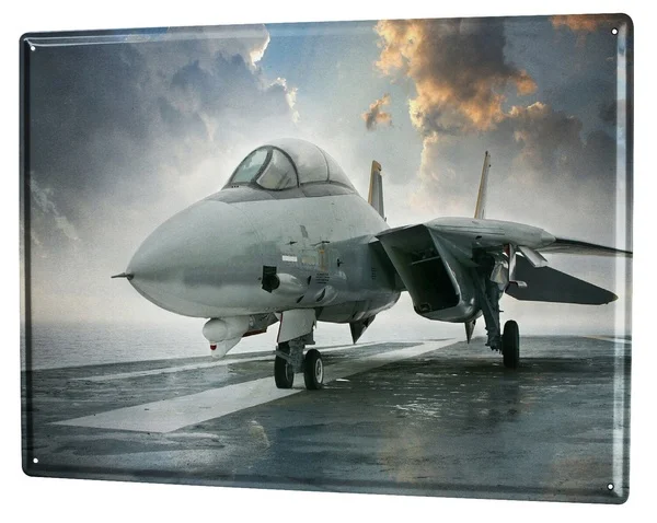 

Tin Sign Arms Fighter Jet Coffee Bar Decoration Home Decor