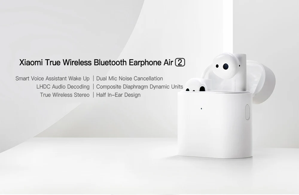 Bluetooth гарнитура Xiaomi Airdots Air 2 TWS Mi беспроводные наушники умное Голосовое управление