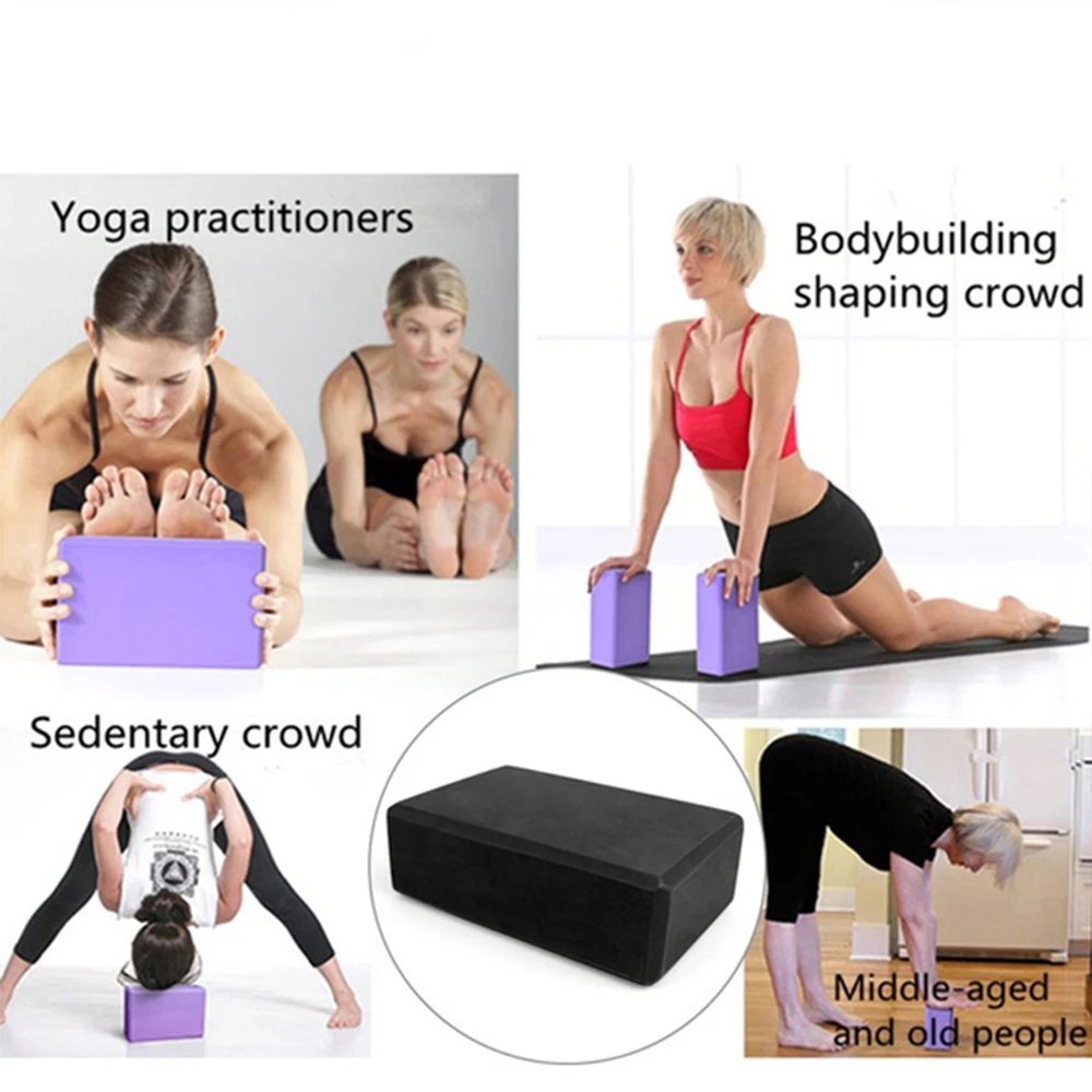 

Colorful Foam Block Brick Yoga Brick Bodybuilding Equipment 23 15 7.6CM High-density EVA Dance Room Portable Beginner Gym