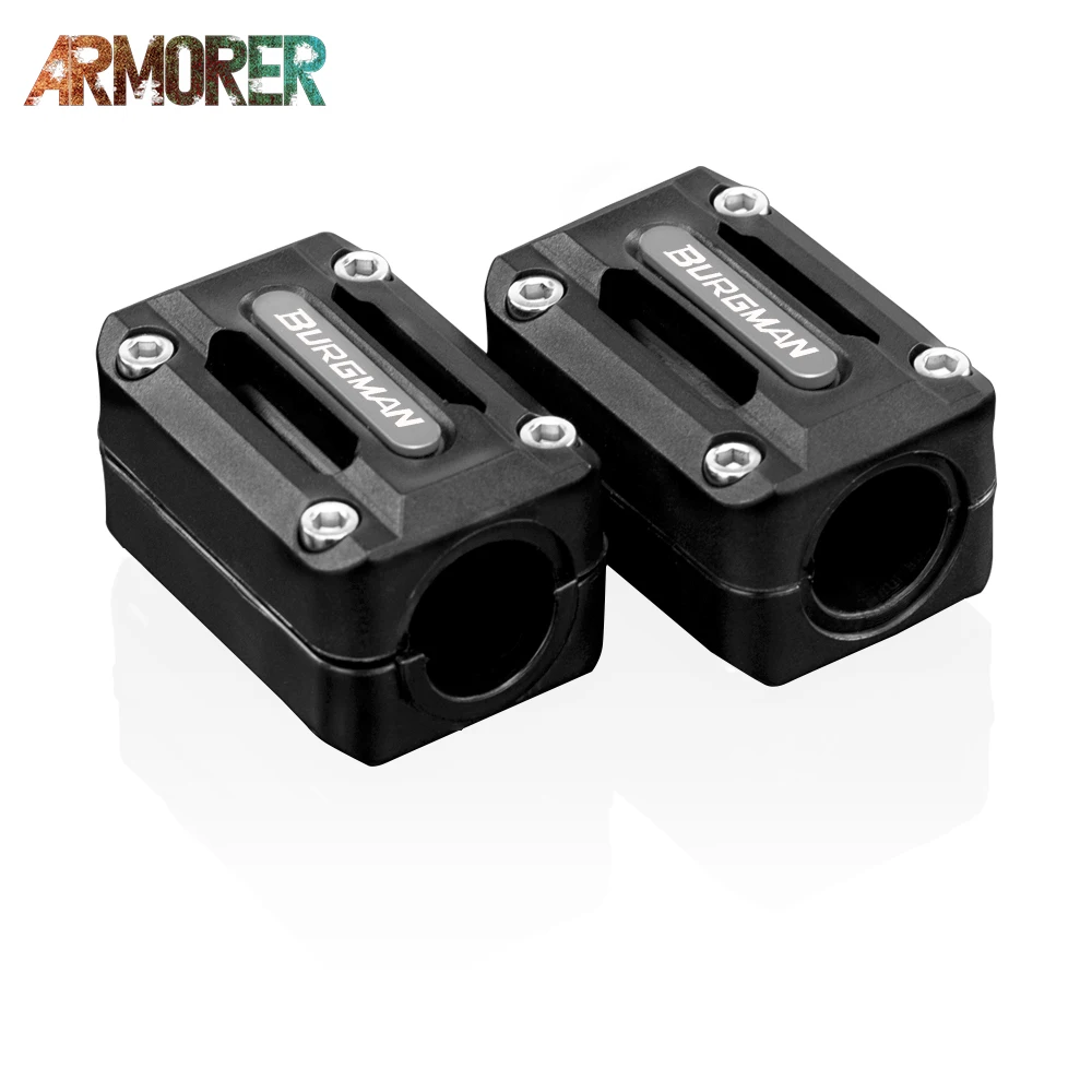 

22/25/28mm Motorcycle Accessories FOR SUZUKI BURGMAN 125 250 400 650 Burgman125 Engine Guard Bumper Protection Decorative Block