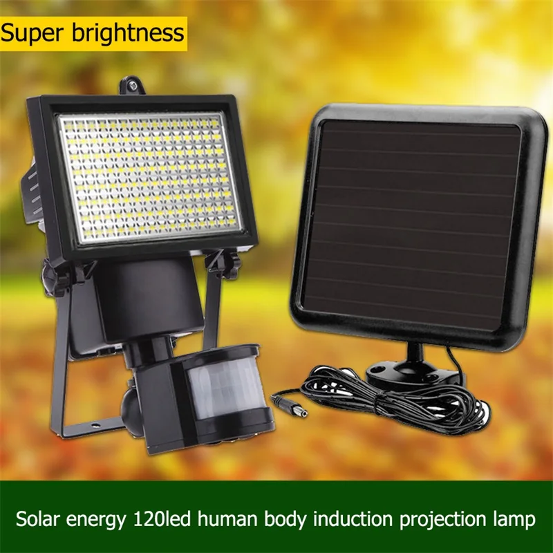 

BRIGHT Outdoor Solar Floodlight Super Bright Human Body Induction For Villa Courtyard Garage Street