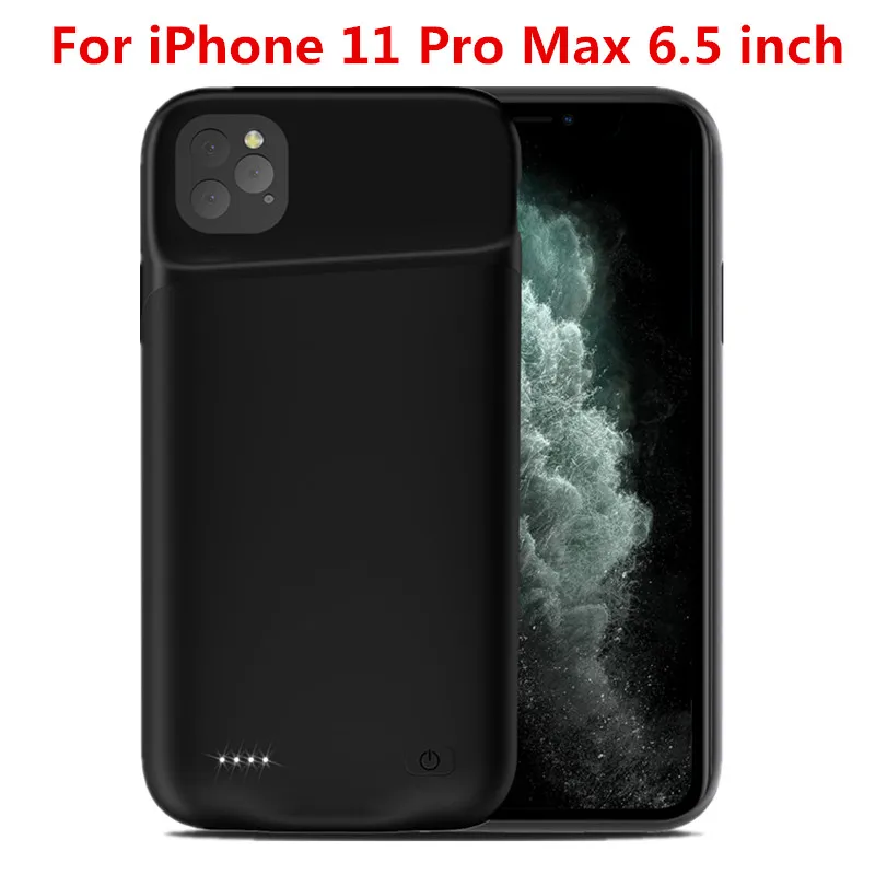 Для iPhone 11 11 Pro 11 Pro Аккумулятор max зарядное устройство чехол 5200 мАч тонкий резервного копирования зарядки PowerBank чехол для iPhone 11 Pro батарея Чехол - Цвет: For iPhone11 Pro Max