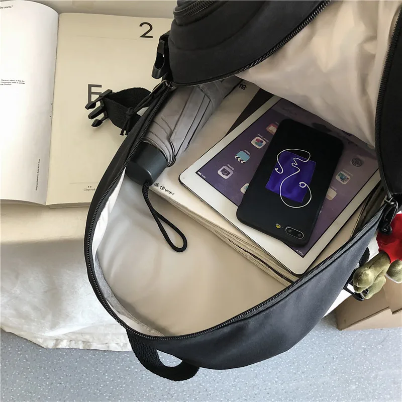 

DIFA New Waterproof Nylon Women Backpack Men large Capacity Travel Bag College Couples Schoolbag Multi-pocket Laptop Backpack