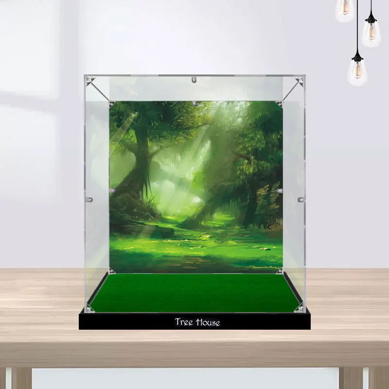 

Acrylic Transparent Dustproof Display Box Suitable For Tree House 21318 Building Block Model Collection Box Children's Gift