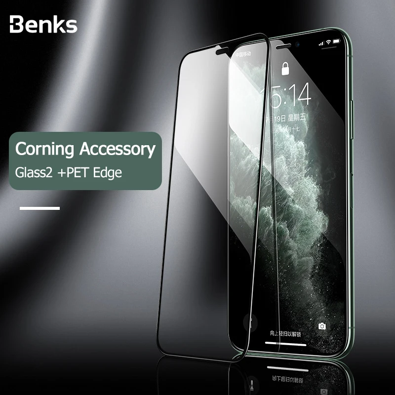 Benks прочная пленка VPRO полное покрытие 9H закаленное стекло для iPhone X XS 11 Pro MAX XR