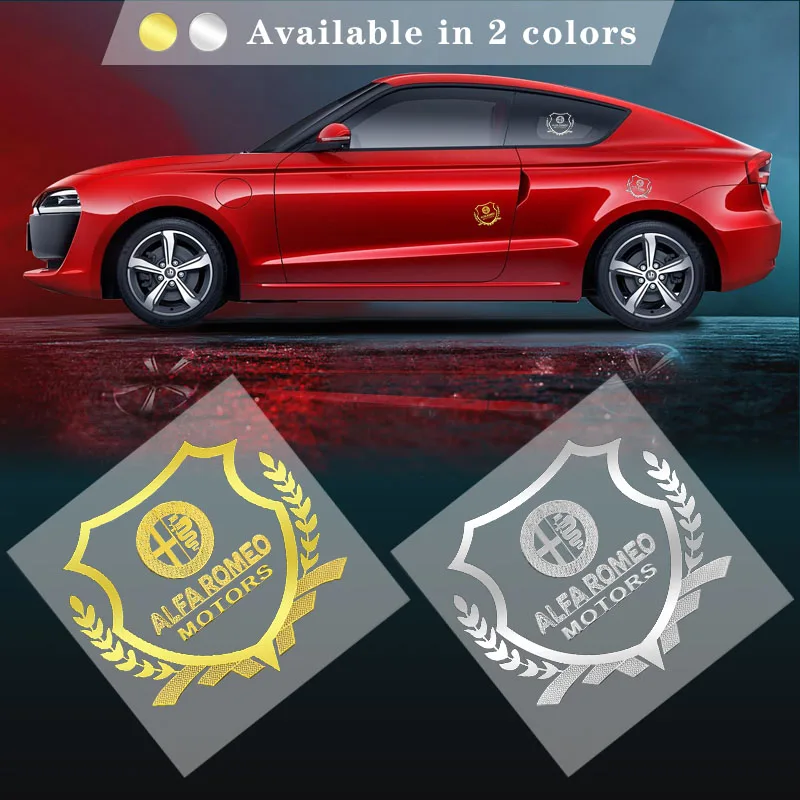 1 шт. наушников 3D бейдж металлический для автомобилей Стикеры стайлинга Alfa Альфа