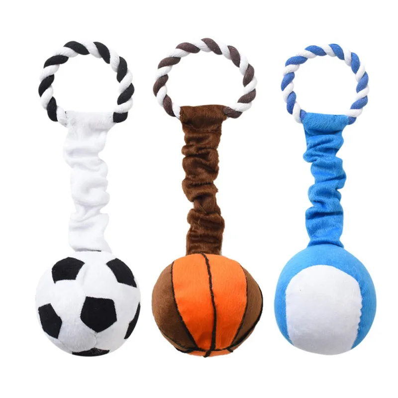 

Dog Super Soft Cloth Bite And Vocal Training Molar Teeth Bite-Resistant Teeth Cleaning Dog Pet Toy Ball Dog Supplies New Style