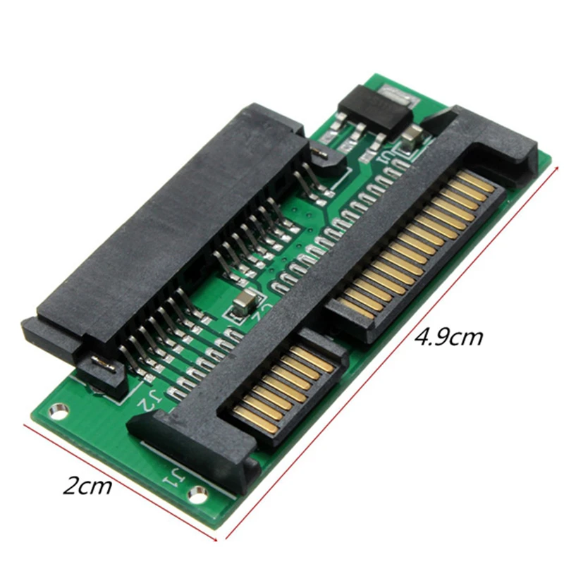 

Micro sata 7+9 to SATA 7*15 22PIN Micro SATA 1.8" SSD HDD Hard Disk Drive to SATA 2.5" HDD Laptop Notebook Adapter PCB