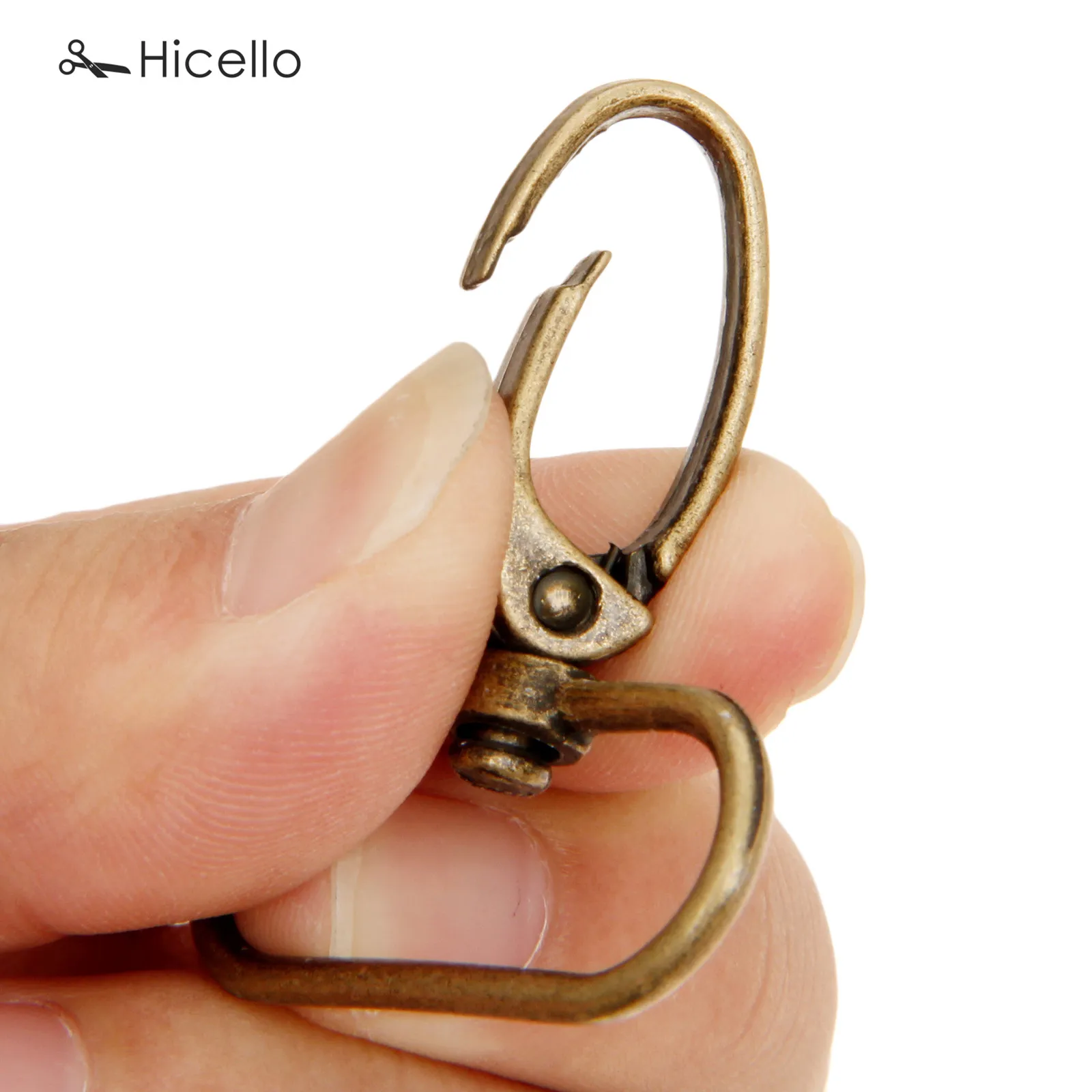 20 шт./лот металлические застежки-карабины для багажа сумок застежка-лобстер