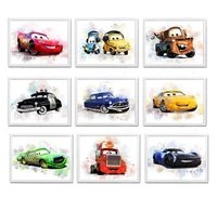 5d diy diamond painting embroidery full cross stitch kits cars mosaic disney cars poster birthday home decor painting gift
