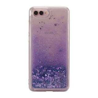 purple Зыбучих песков с блестками Мягкий чехол для huawei P Smart P20 Pro P10 Nova 2S 2i 3 3i Honor 9 10 lite 7X 8X v10 Y9 MATE 20 чехол s - Цвет: purple