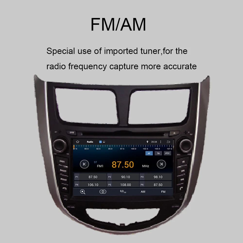 Автомобильная GPS-навигация для хэтчбека Hyundai Verna/Accent/Solaris/Grand Avega/Accent Blue/Accent WIT Hatchback
